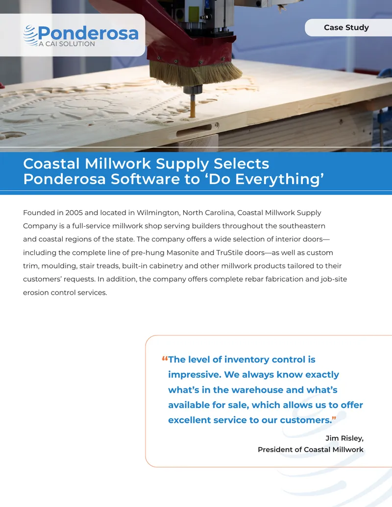 Coastal Millwork Supply Company Case Study