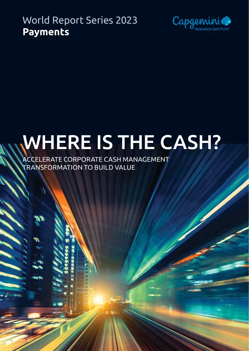 World Payments Report 2023 on Cash Management
