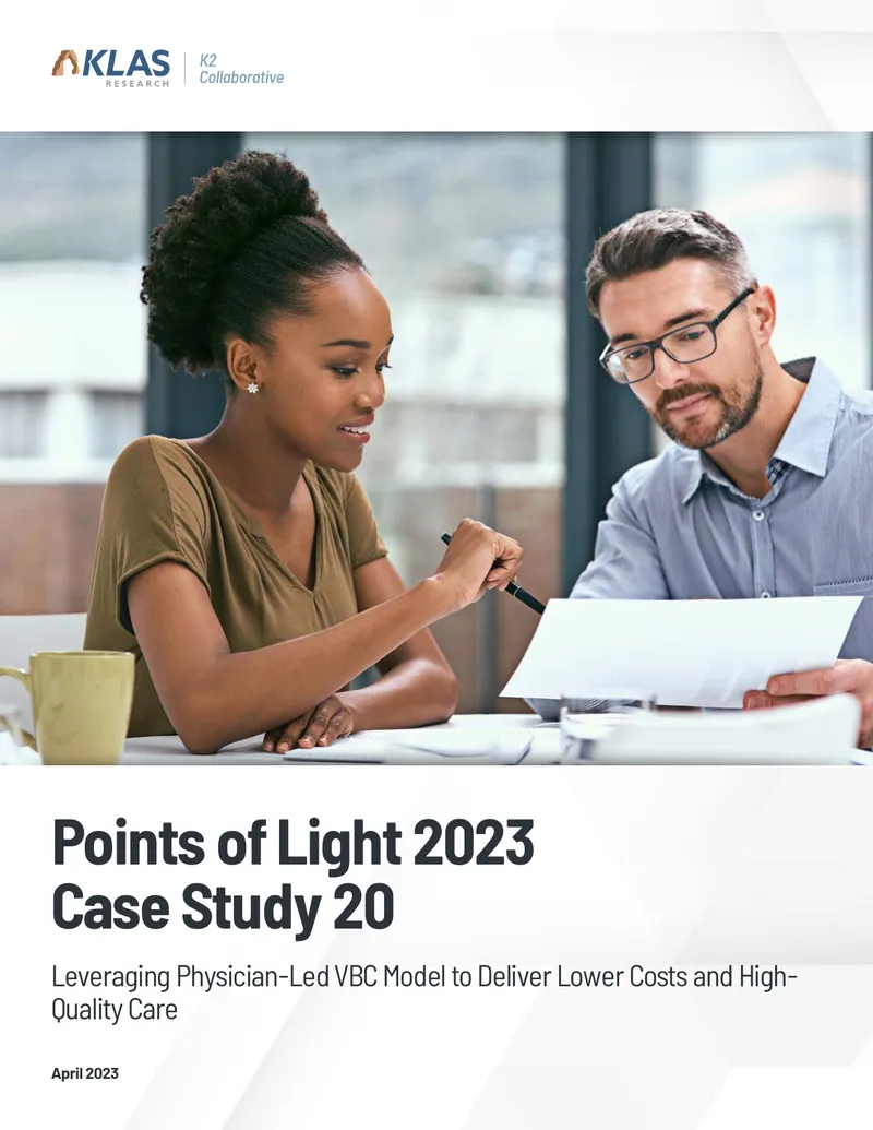 Leveraging Physician-Led VBC Model for Cost Reduction