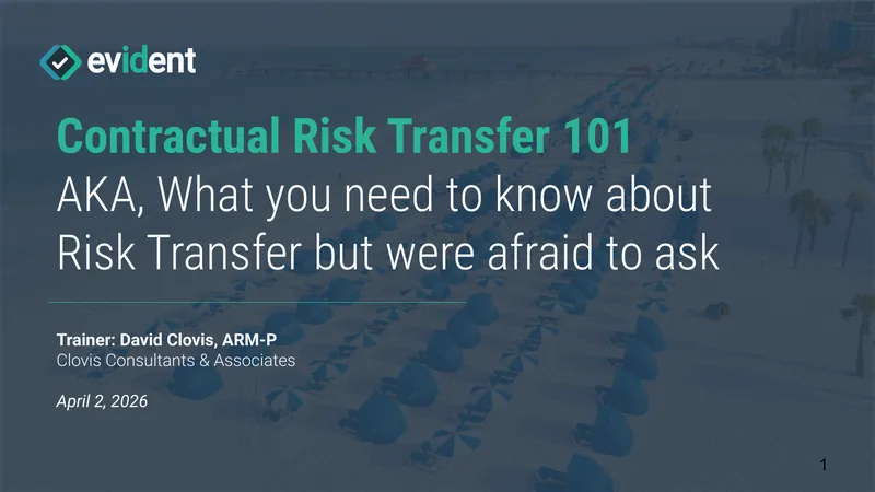 Contractual Risk Transfer Overview