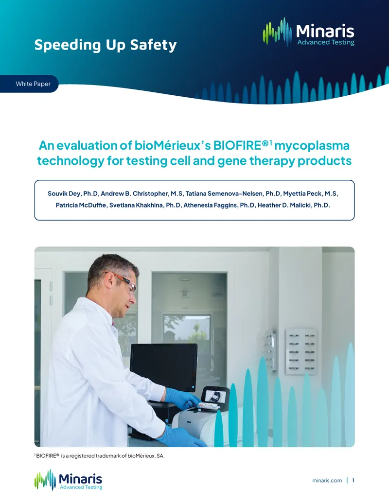 Evaluation of BIOFIRE Mycoplasma Technology