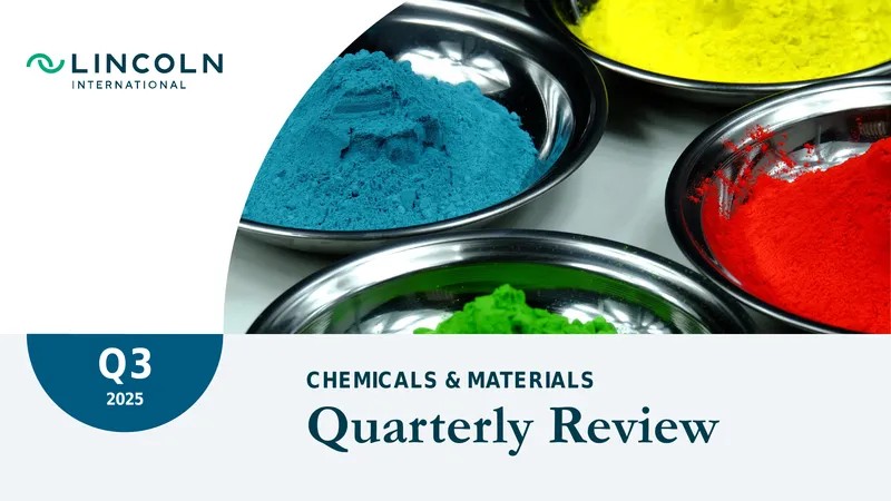 Q3 2025 Chemicals and Materials Market Review