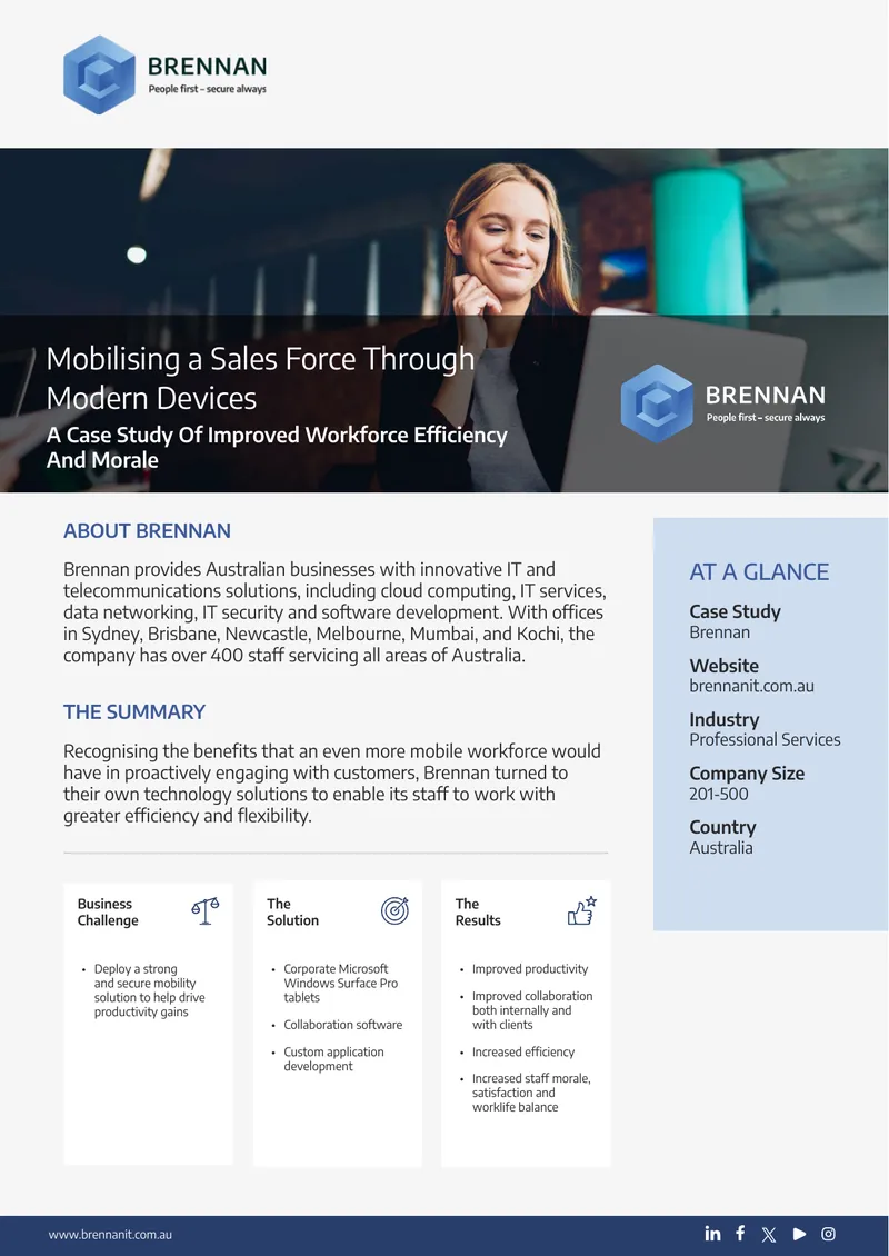 Mobilising a Sales Force Through Modern Devices