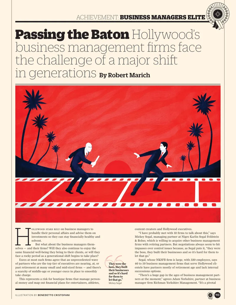 Generational Transition in Hollywood Business Management