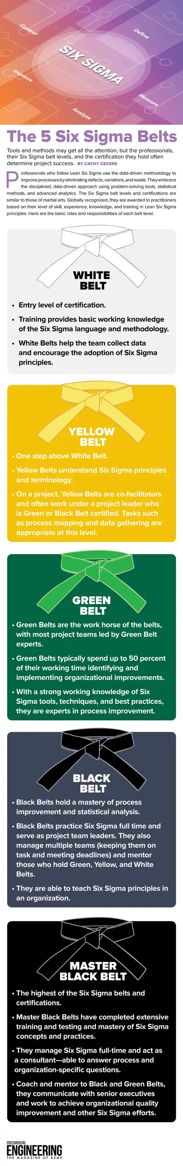 Roles and Responsibilities of Six Sigma Belts