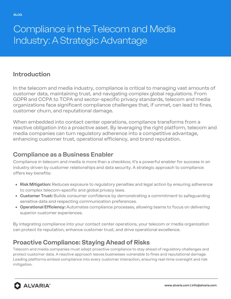 Compliance Strategies in Telecom and Media Industries