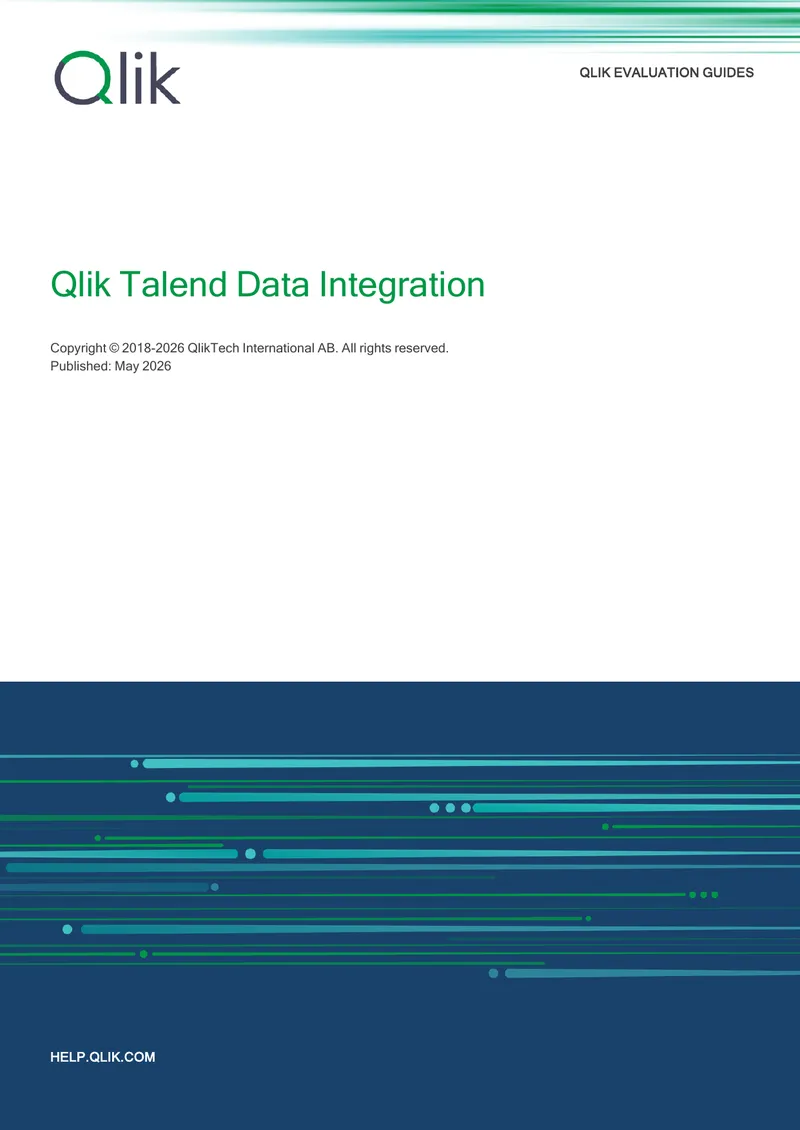 Qlik Talend Data Integration Evaluation Guide