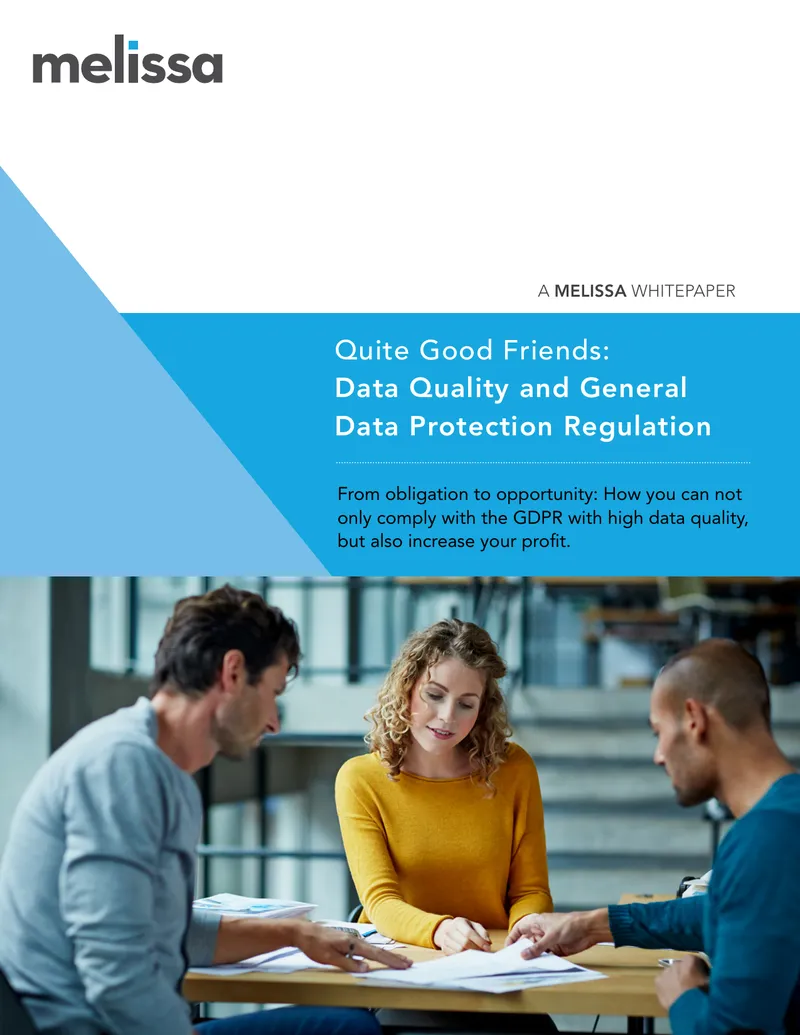Data Quality and General Data Protection Regulation