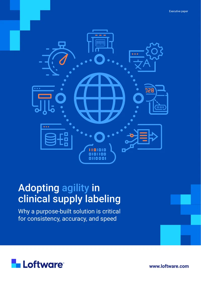 Agility in Clinical Supply Labeling Solutions