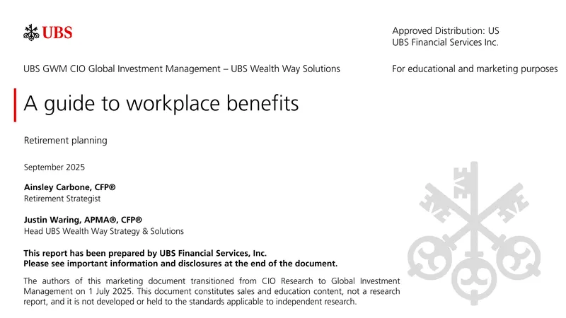 Guide to Workplace Benefits and Retirement Planning