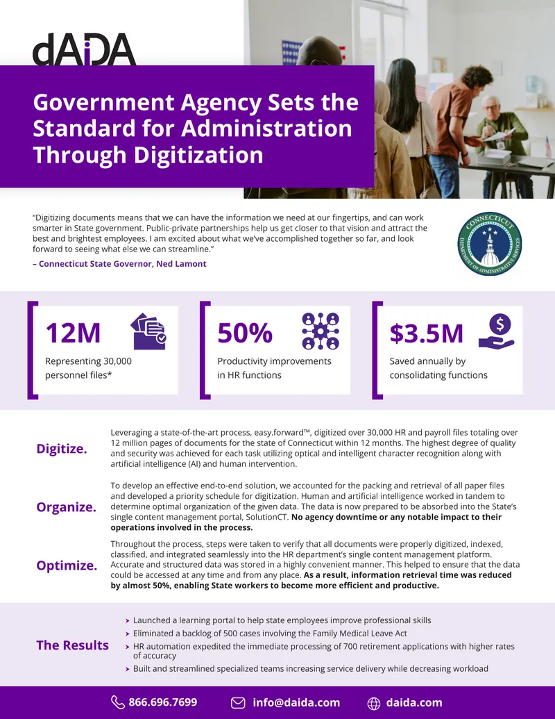 Government Agency Administration Digitization Case Study