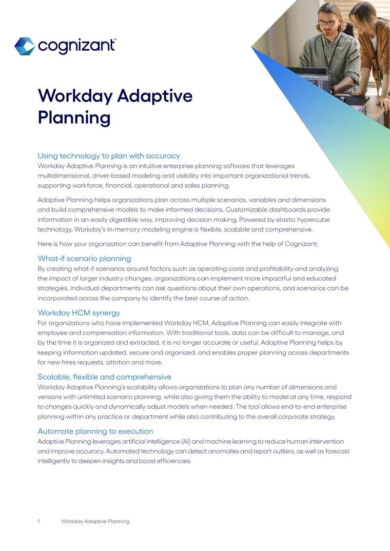 Workday Adaptive Planning Implementation Guide preview page 1