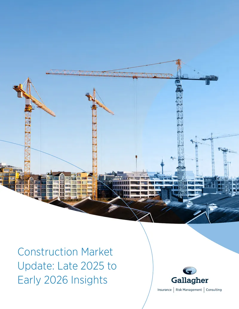 Construction Market Update for Late 2025 to Early 2026
