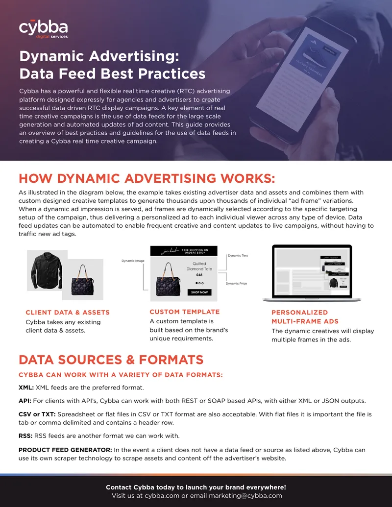 Dynamic Advertising Data Feed Best Practices