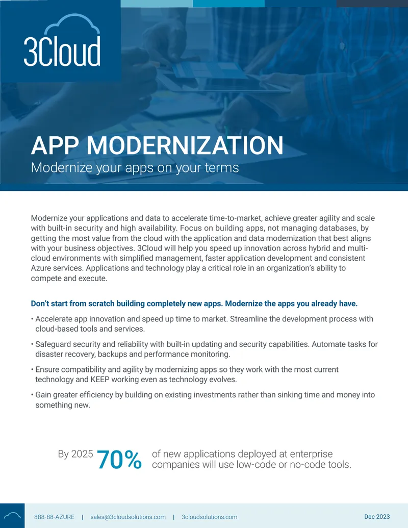 Application Modernization and Development Strategies