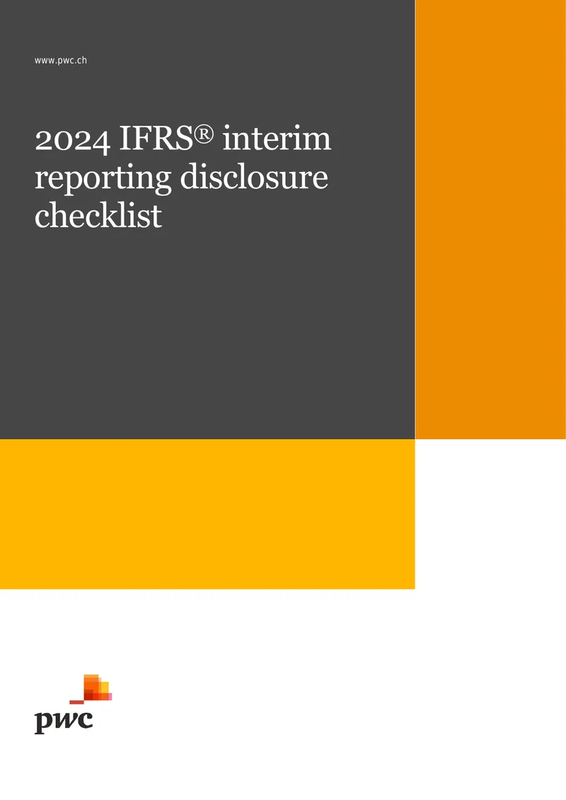 2024 IFRS Interim Reporting Disclosure Checklist
