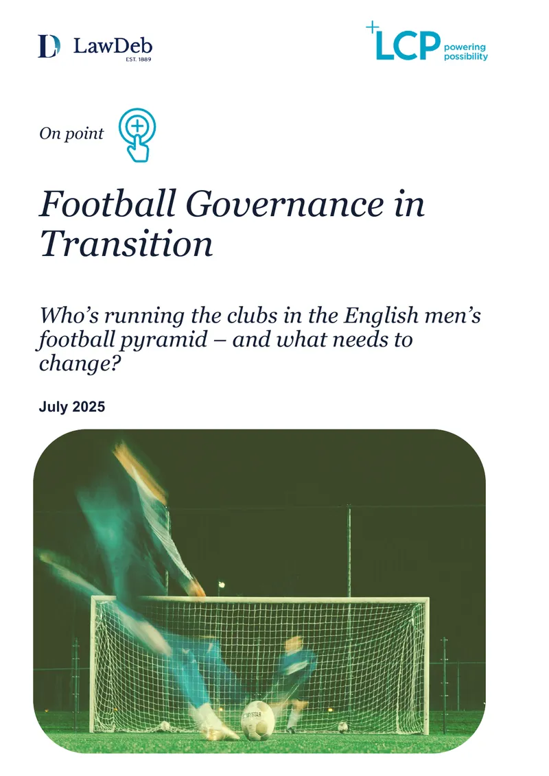 Football Governance in Transition Report