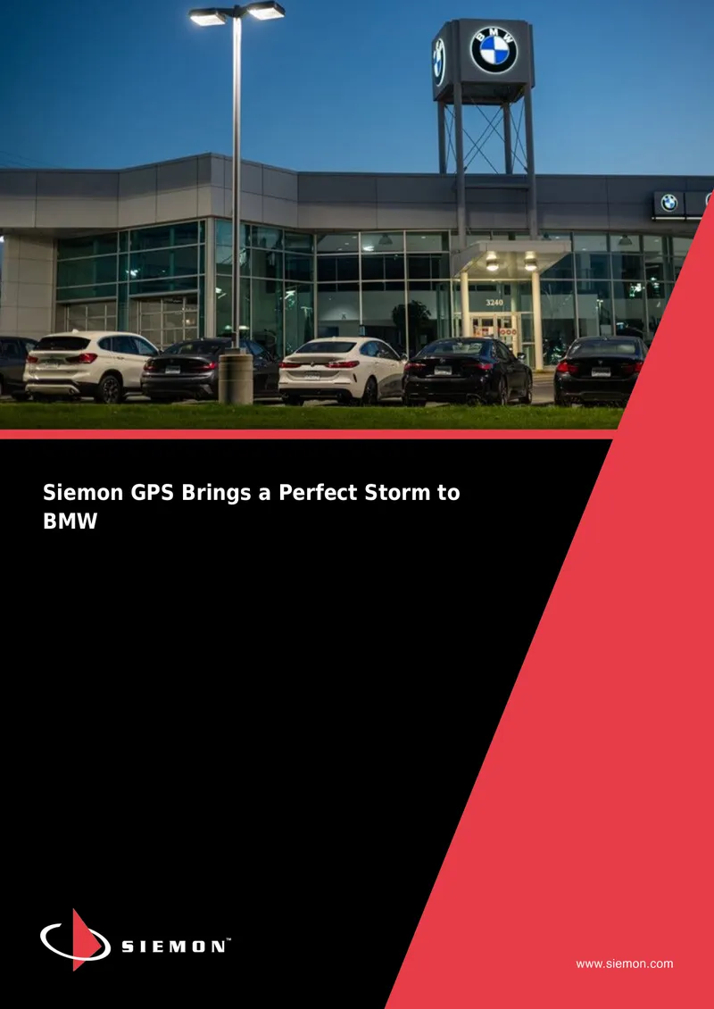Siemon GPS Infrastructure Management for BMW