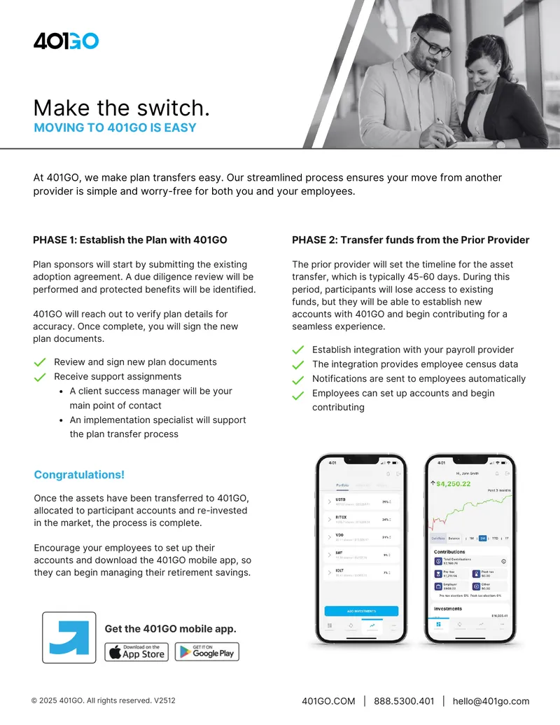 401GO Plan Transfer Process Guide