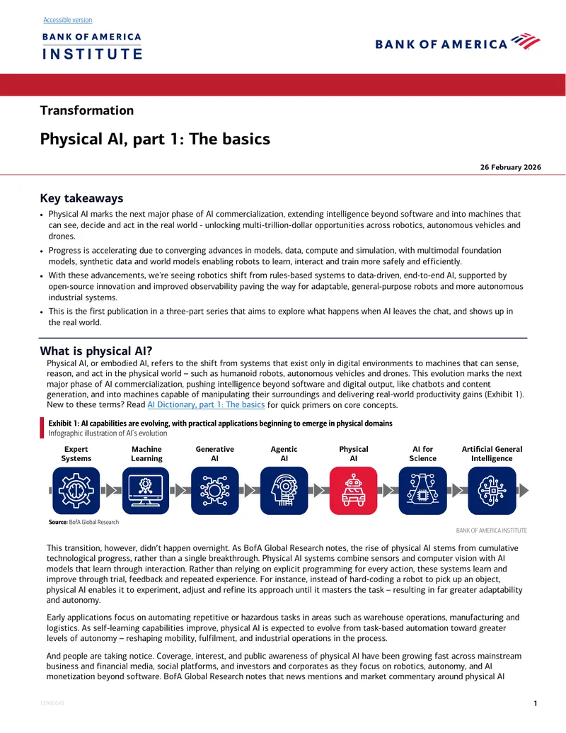 Physical AI: The Basics and Future Applications