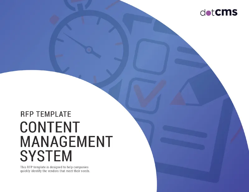 RFP Template for Content Management System