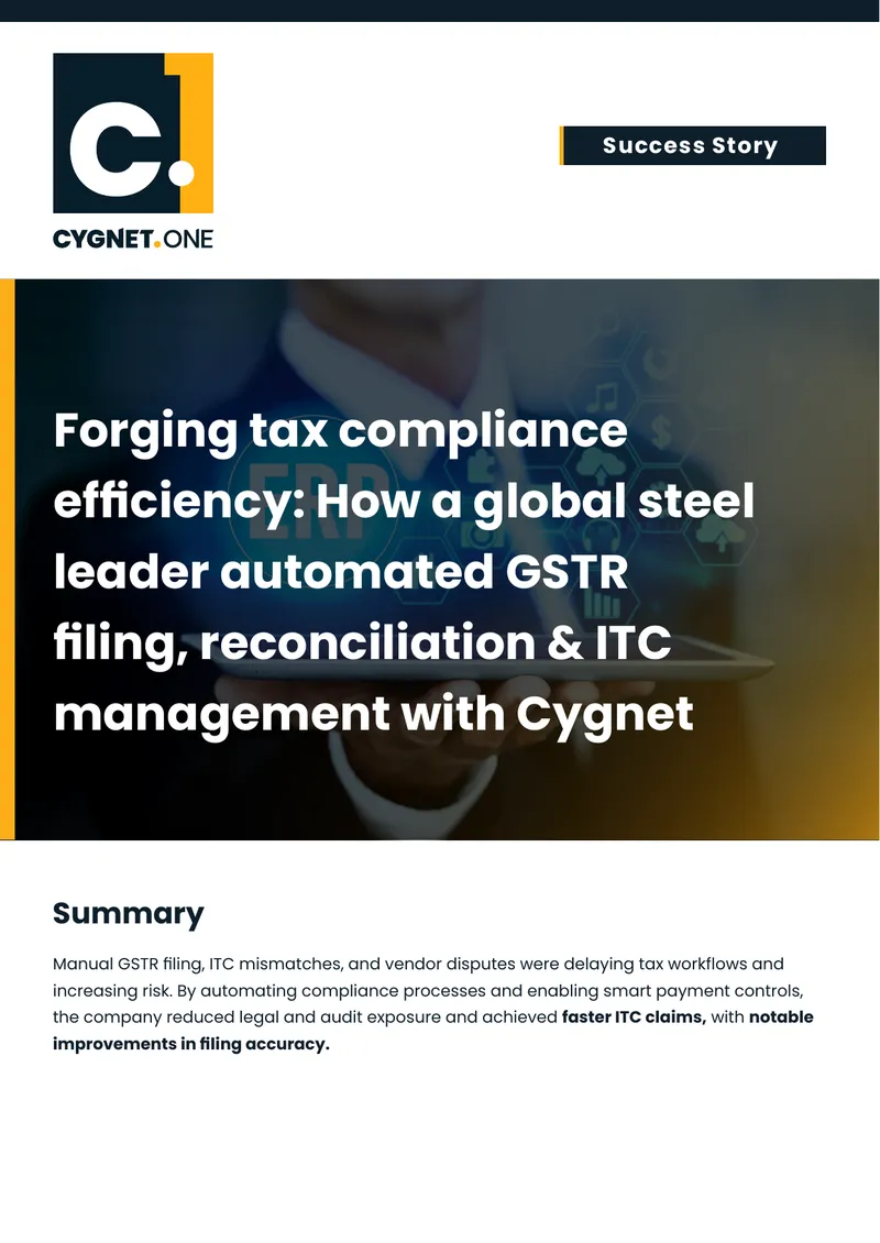 Tax Compliance Automation for Global Steel Leader