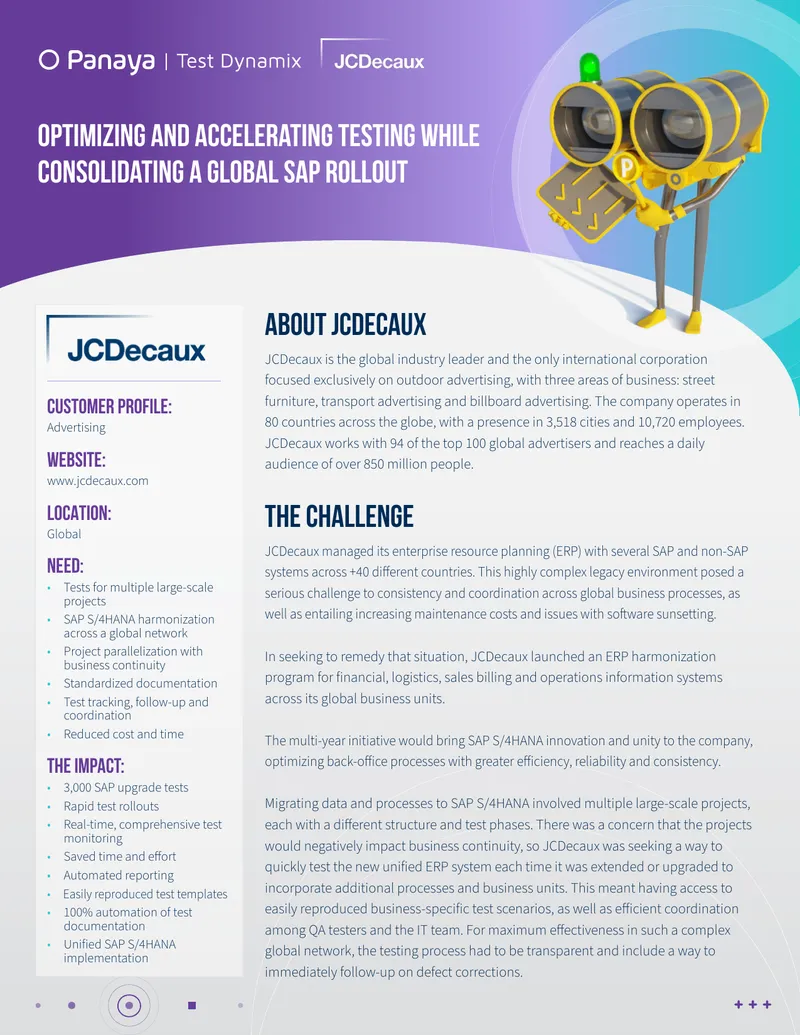 SAP S/4HANA Implementation and Testing Optimization