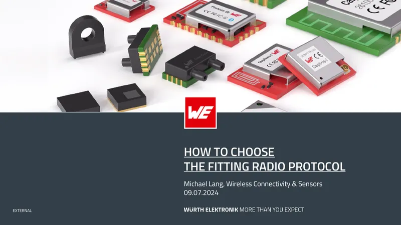 Guide to Choosing the Fitting Radio Protocol