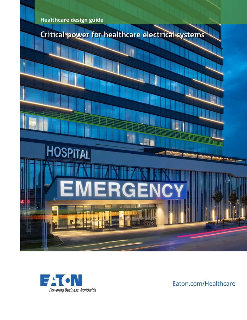Healthcare Design Guide for Electrical Systems