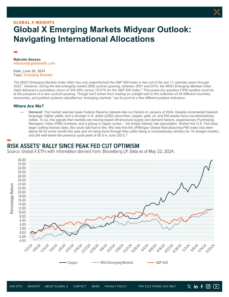 Global X Emerging Markets Midyear Outlook
