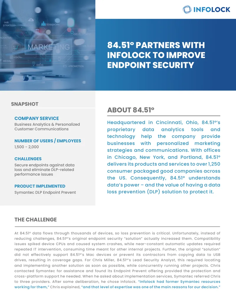 84.51° Endpoint Security Implementation Case Study