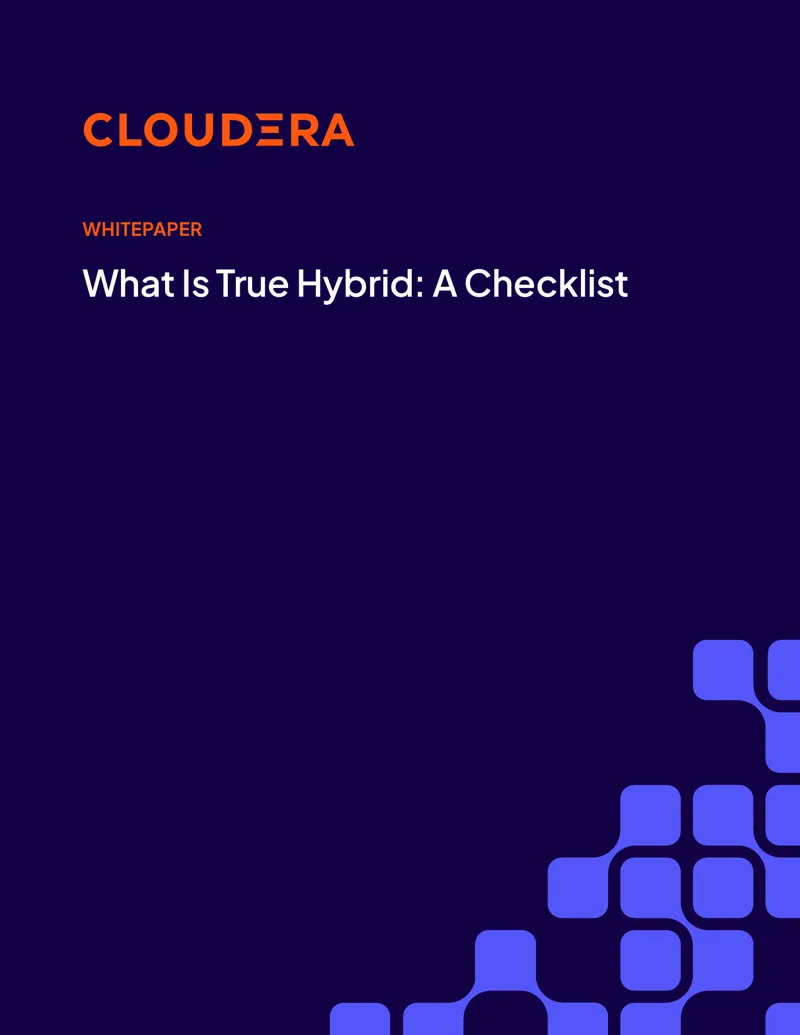 True Hybrid Data Platform Checklist