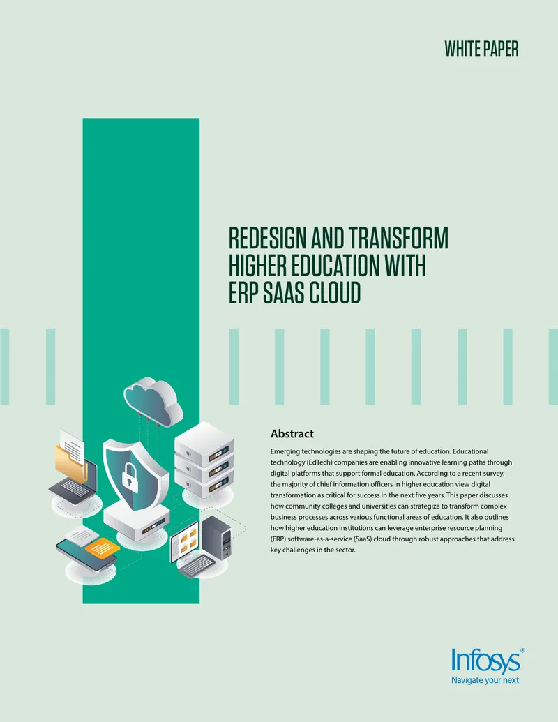 Transforming Higher Education with ERP SaaS Cloud