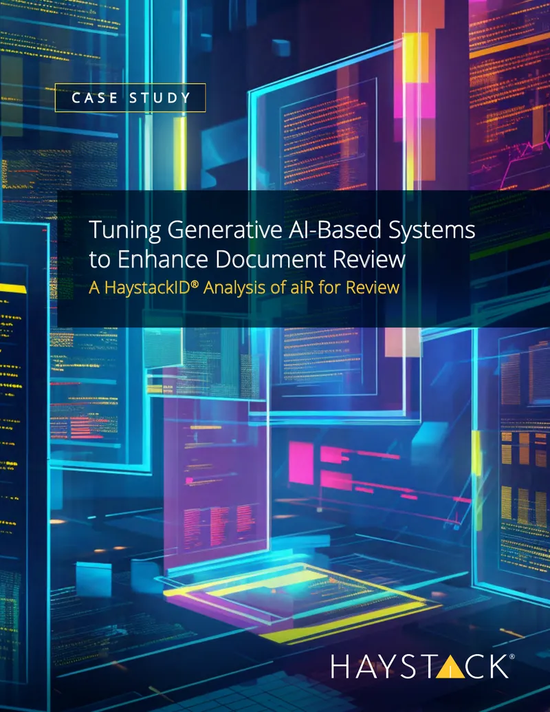 Tuning Generative AI-Based Systems for Document Review