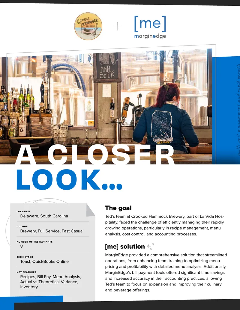 Crooked Hammock Brewery Operational Efficiency Case Study
