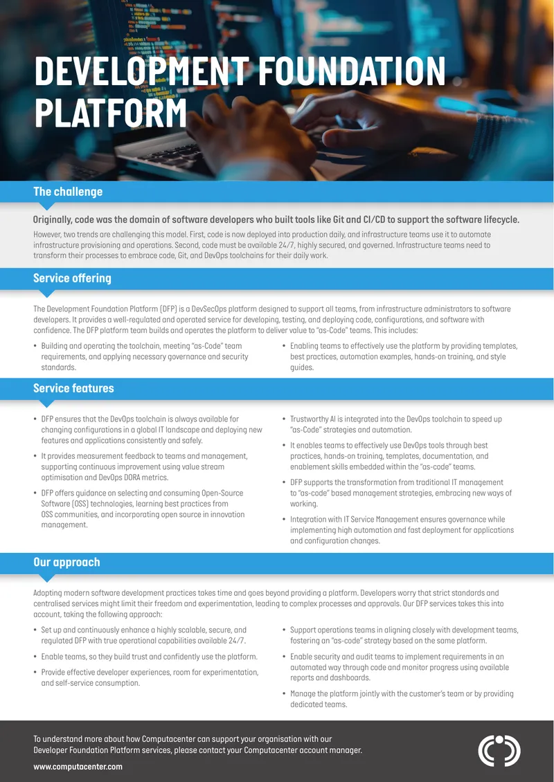 Development Foundation Platform Overview