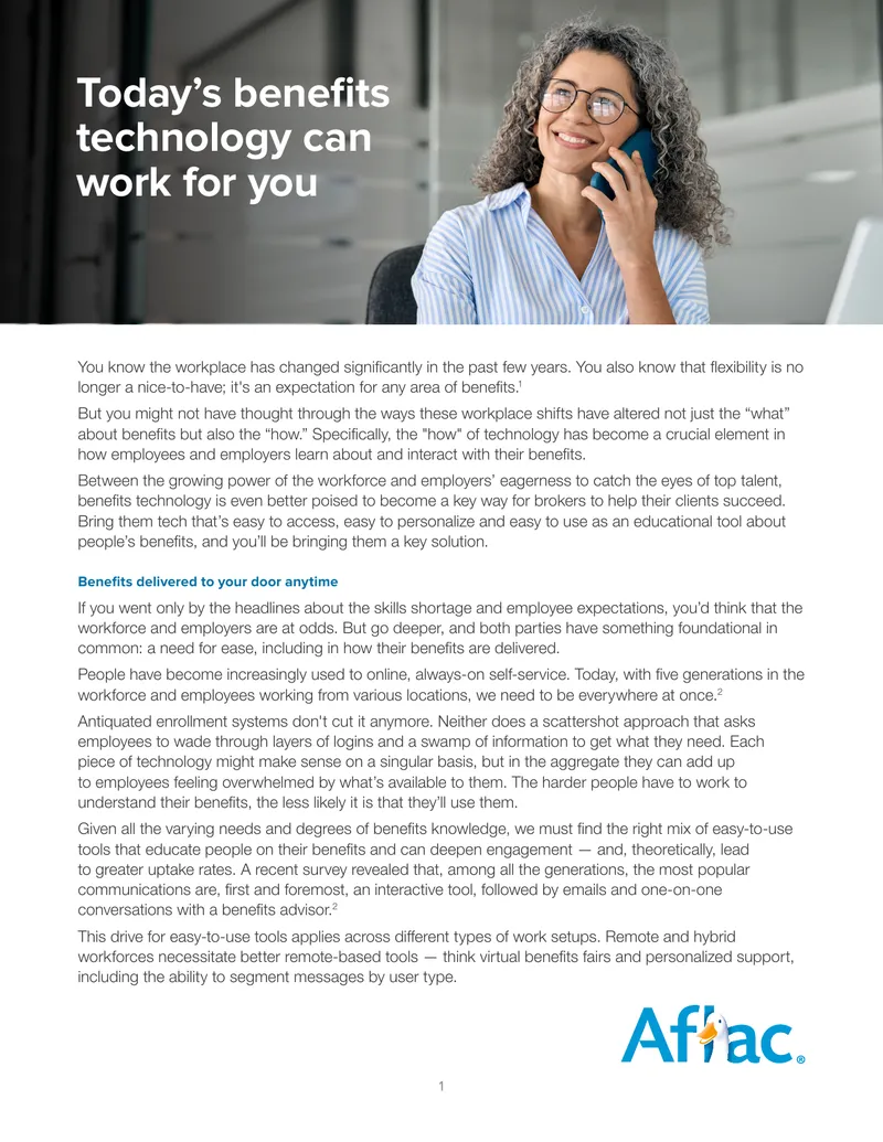 Benefits Technology and Employee Engagement Strategies