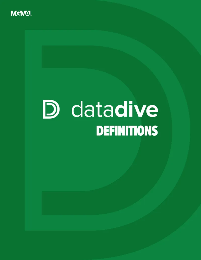 MGMA Data Definitions Reference Guide