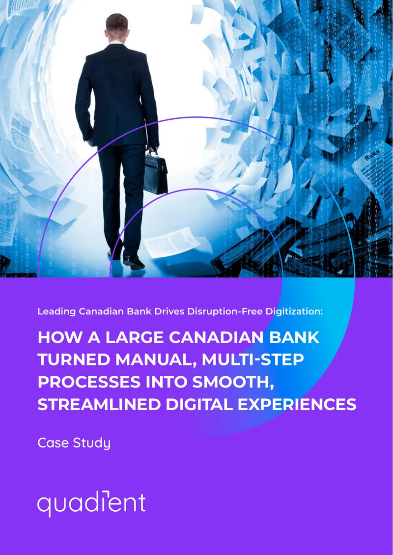 Canadian Bank Streamlines Digital Processes with Quadient