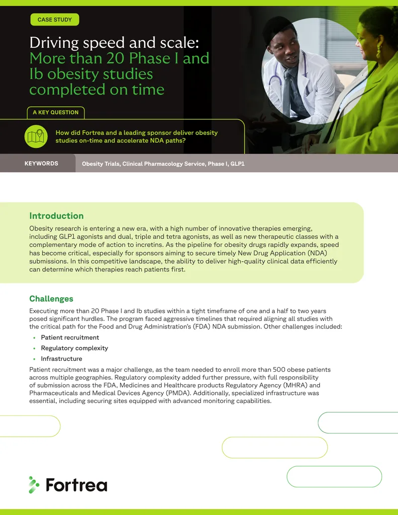 Obesity Trials Clinical Pharmacology Case Study