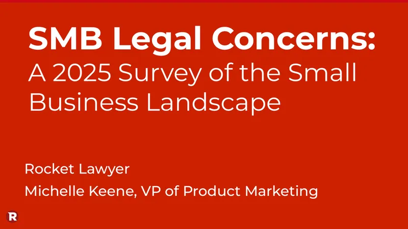 SMB Legal Concerns Survey Report 2025