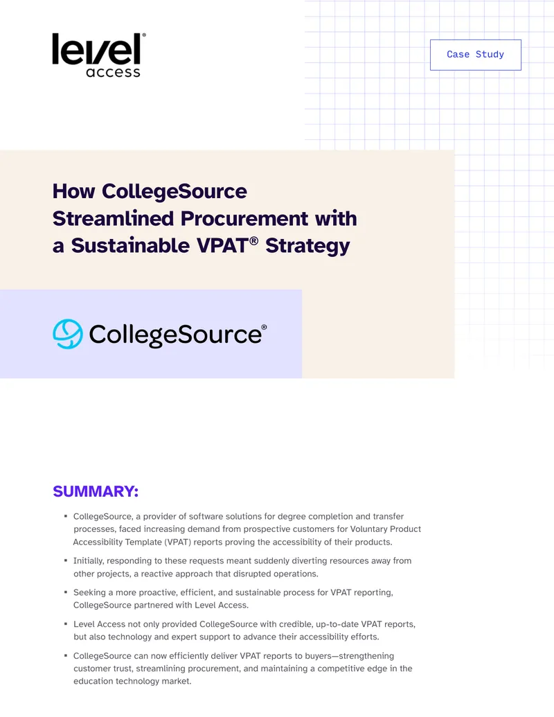 CollegeSource VPAT Strategy Case Study