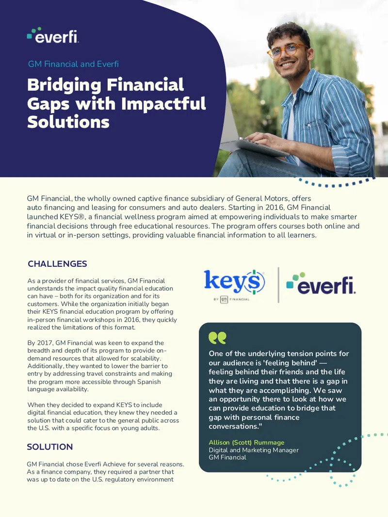 Digital Financial Education Program Implementation