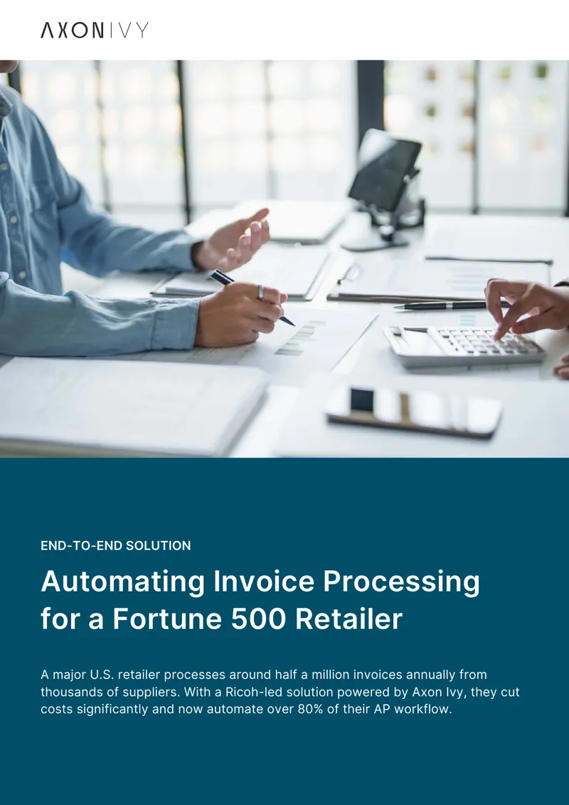 Automating Invoice Processing for a Fortune 500 Retailer
