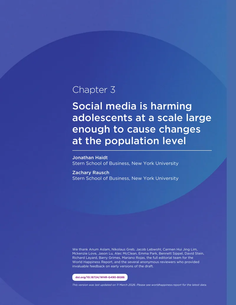 Social Media Safety Concerns for Adolescents