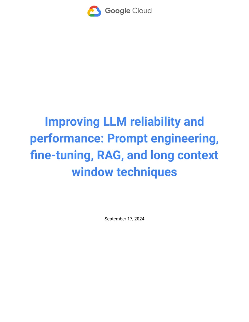 Techniques for Enhancing Large Language Model Performance