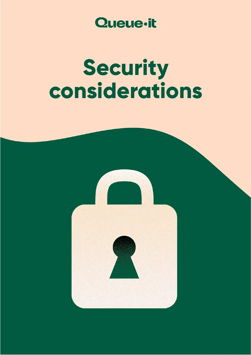 Queue-it Security Considerations White Paper preview page 1