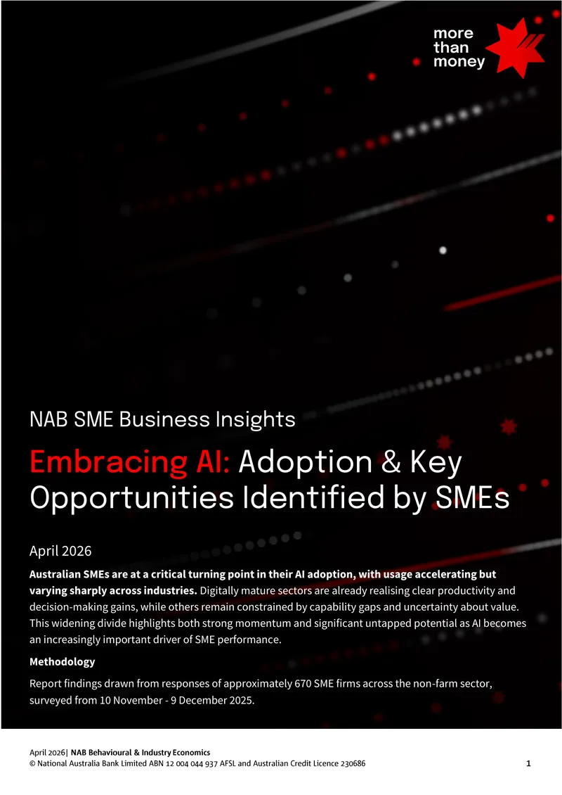 NAB SME Business Insights on AI Adoption