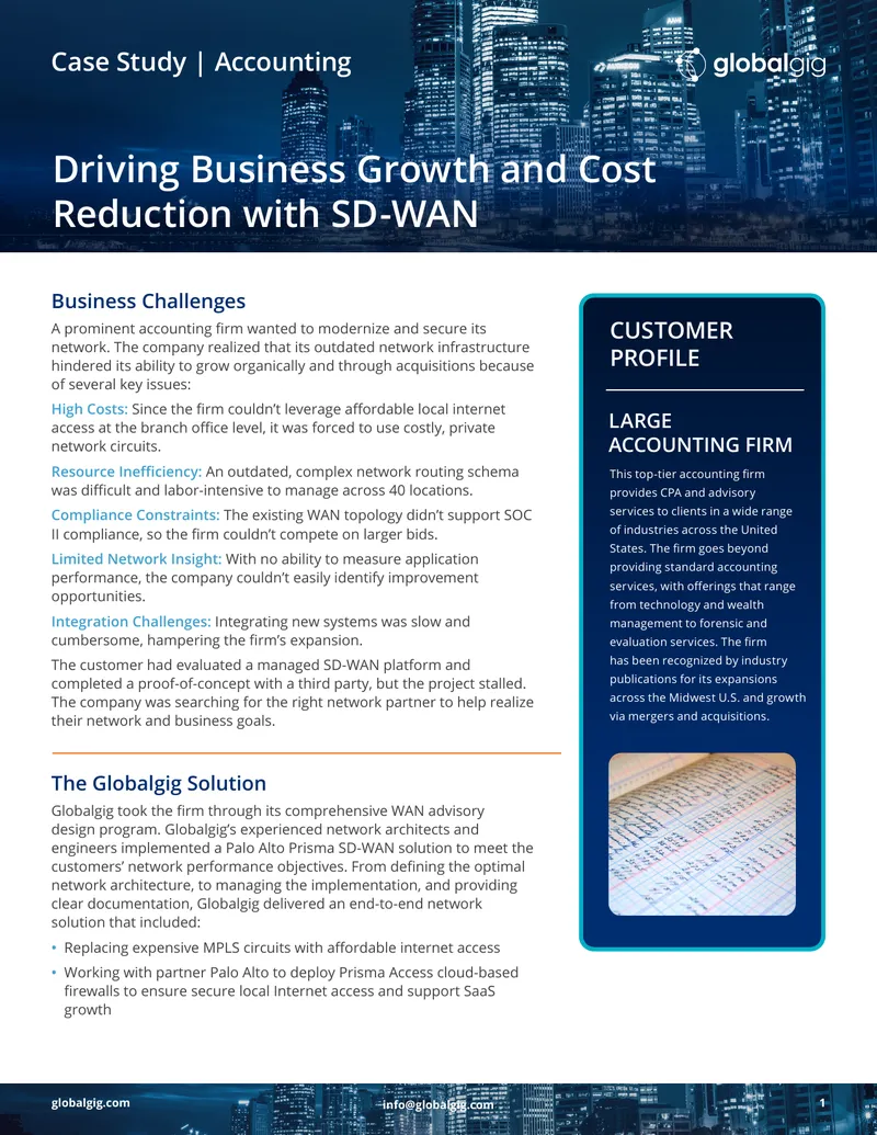 Driving Business Growth and Cost Reduction with SD-WAN