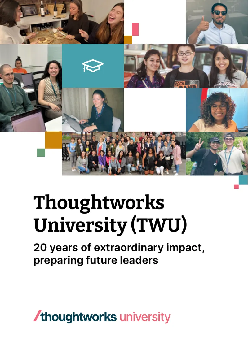 Thoughtworks University 20-Year Impact Reflection